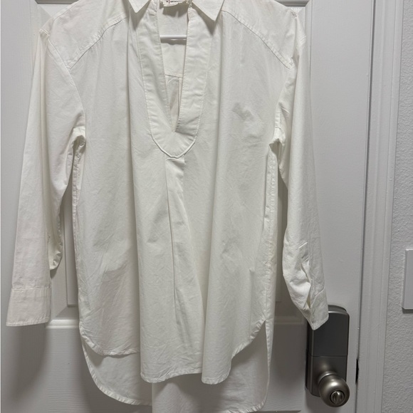 Antropologie Elegant White Women's Top - Picture 2 of 6